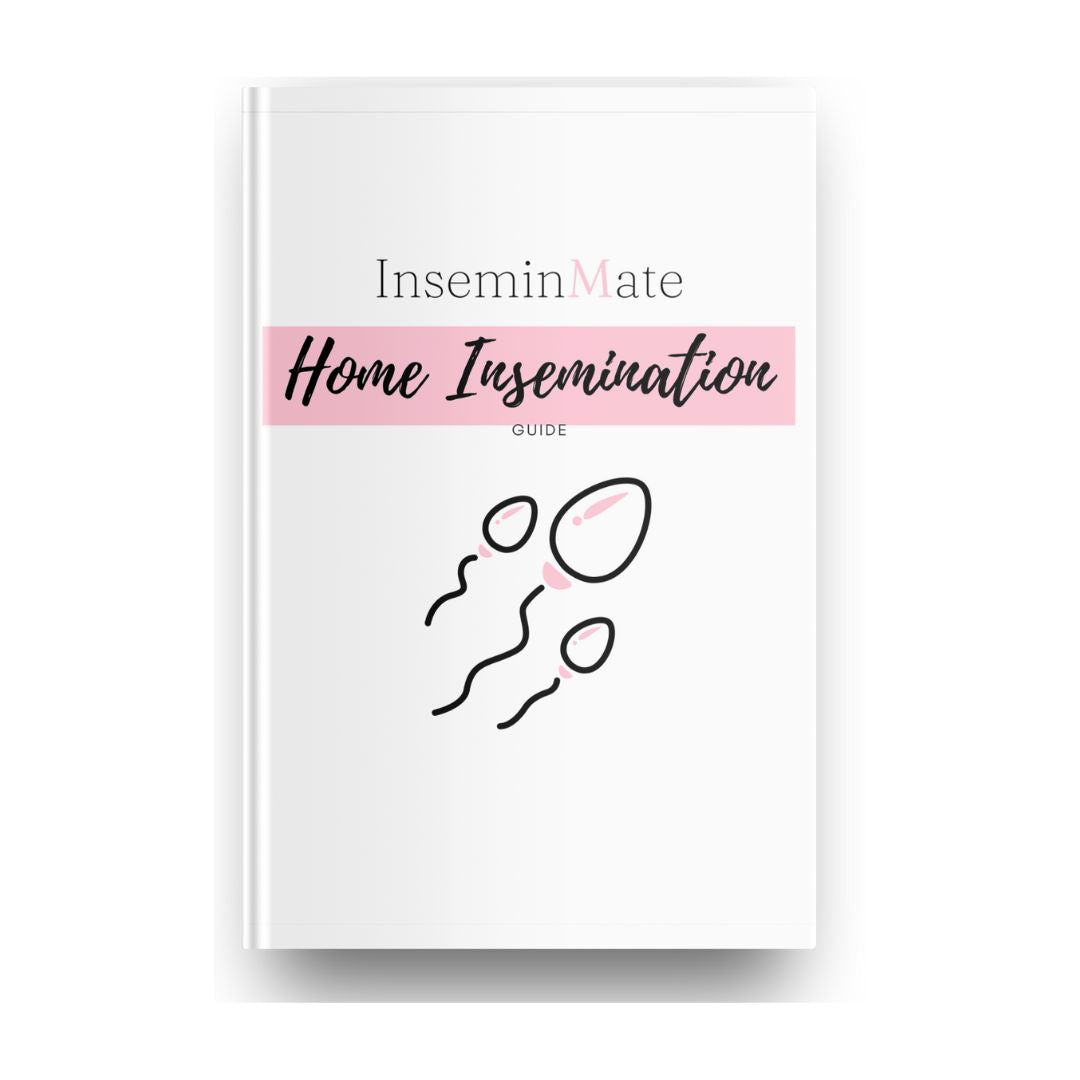 Guide on at home self insemination guide including, 20 page guide step by step process on how to inseminate, how to use a ovulation and pregnancy tracker, how to use OPk and pregnancy hcg tests, herbs and supplements to help improve fertility