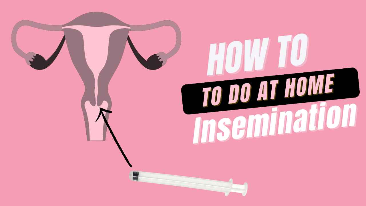 Video laden: How to do at home insemination using IVI or insemination syringe, syringe is placed right up close to cervix and then sperm is dipressed right at cervix entry point